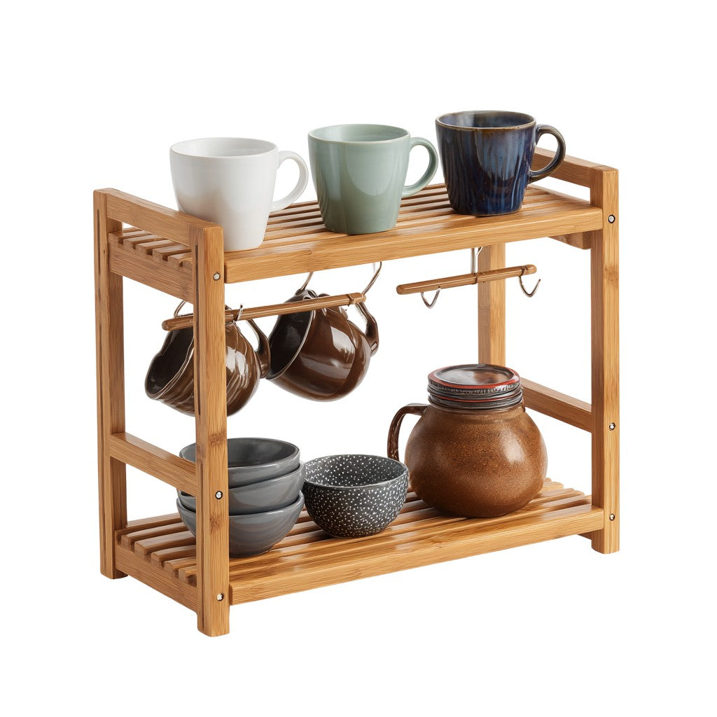 Montivio 2-Tier Coffee Station Organizer