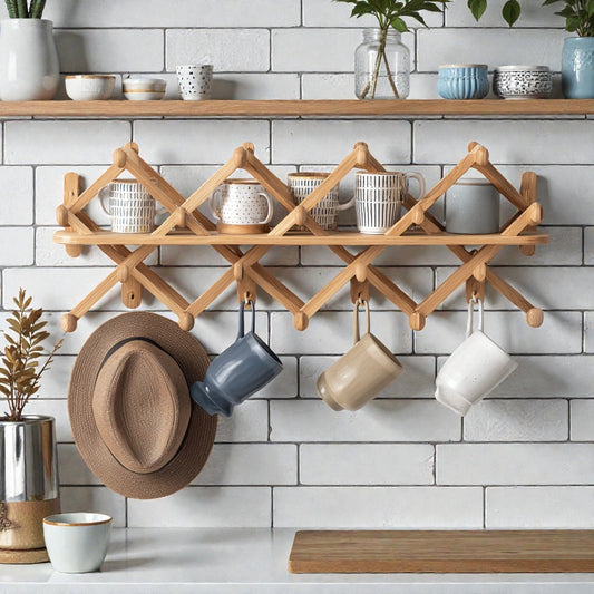 Montivio Expandable Accordion Peg Rack